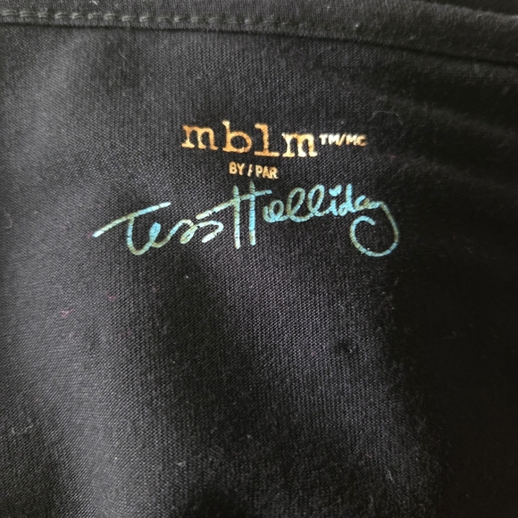 ⭐️mblm Pink and Black Sleeveless Tank Top Size 1X - Picture 3 of 5